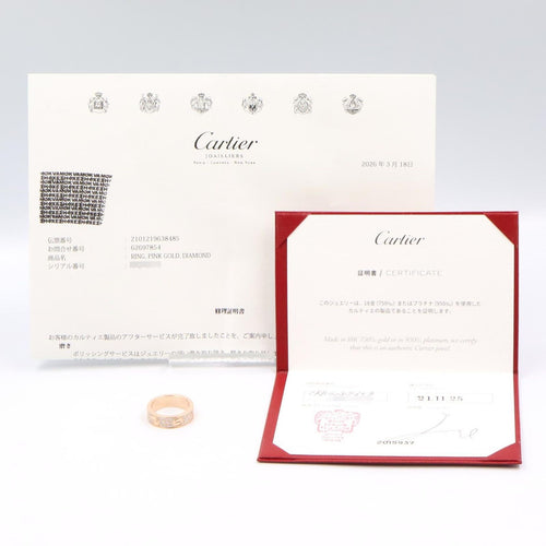Cartier Ring B4087600 K18Pg Used A