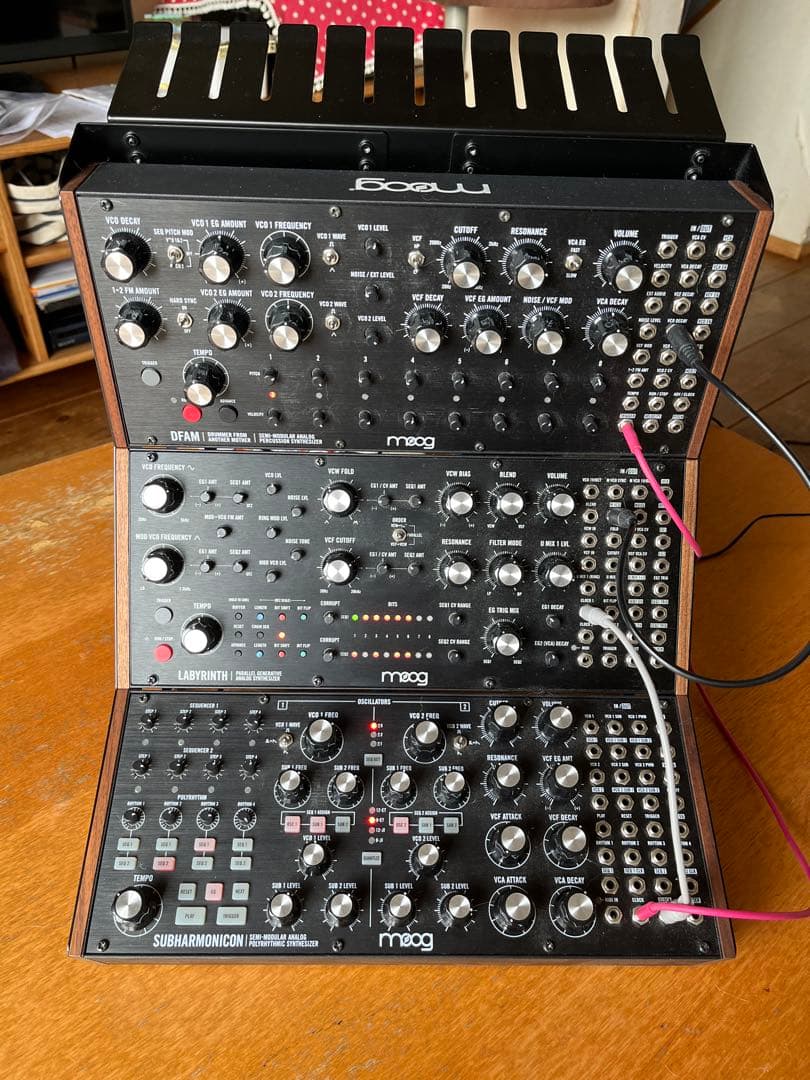 Moog Analog Synthesizer Subharmonicon Dfam Labyrinth
