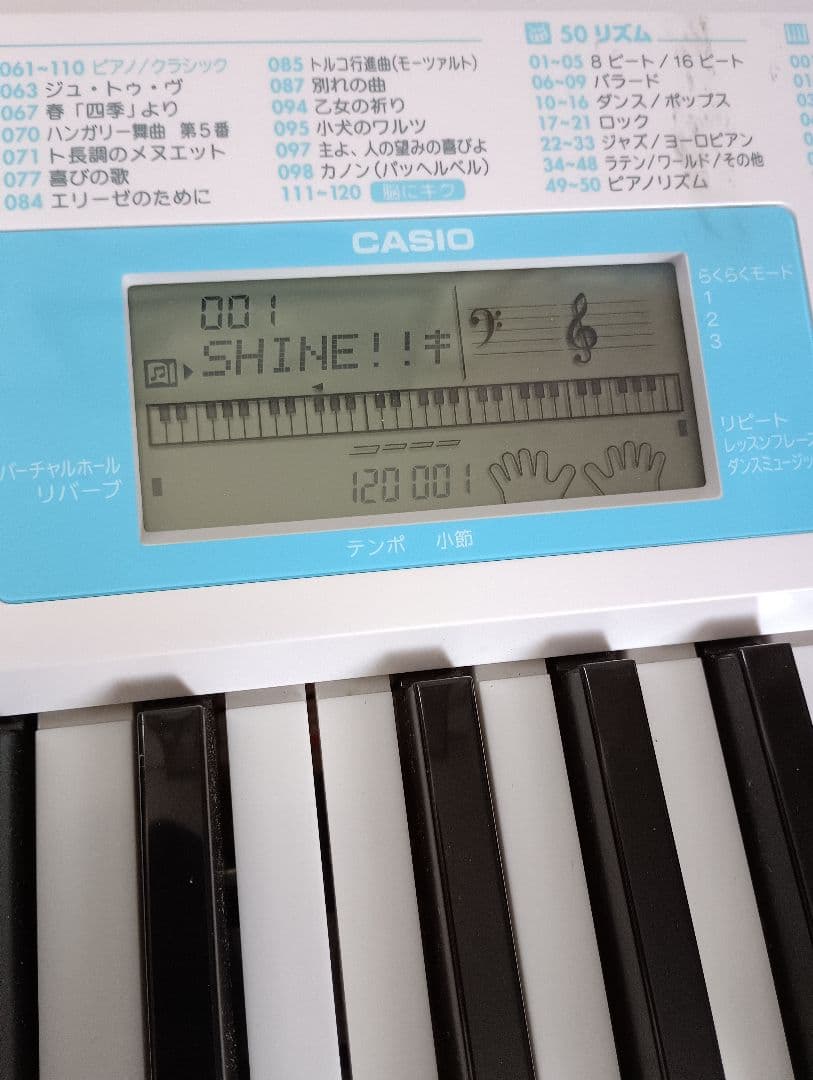 Casio Keyboard Electronic Piano Lk-128