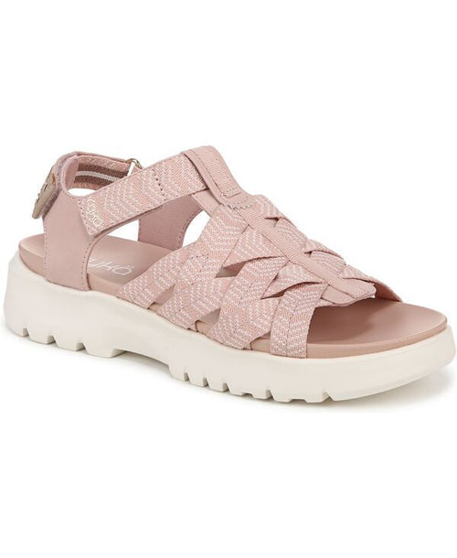 Sandals Ryka Womens Blissful Fisherman Sport Dusty Peach Stretch Fabric
