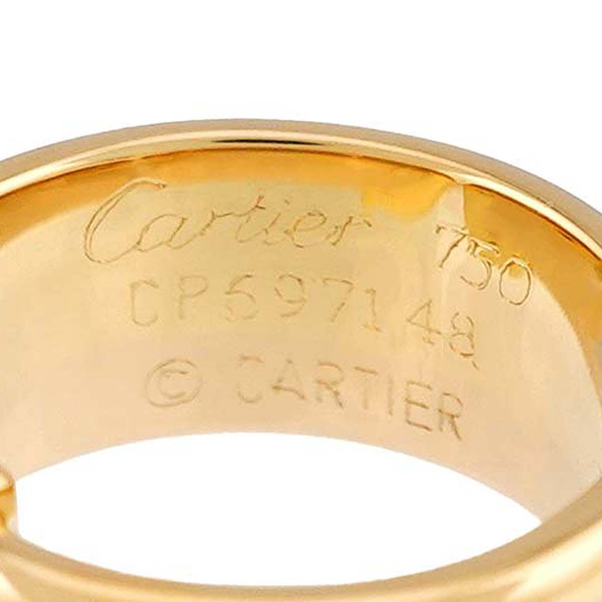 Cartier Ring C2 #48 K18 Yg Wg Pg 750 2C 90328360