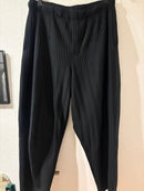 Homme Plisse Issey Miyake Wide-Leg Pants Loose-Fitting Black