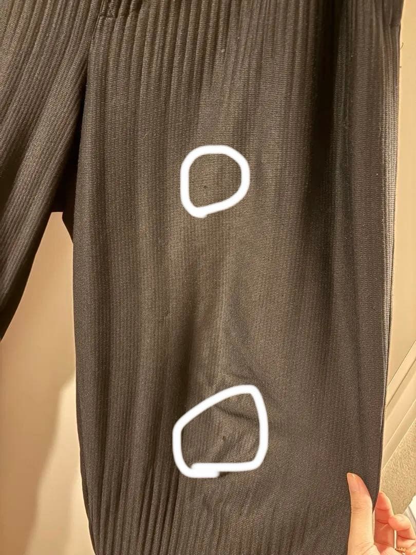Homme Plisse Issey Miyake Wide-Leg Pants Loose-Fitting Black