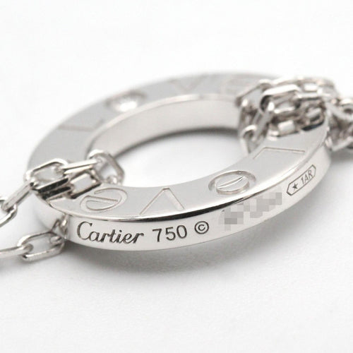 Cartier Necklace 2Pd 41/43.5Cm K18Wg Used A