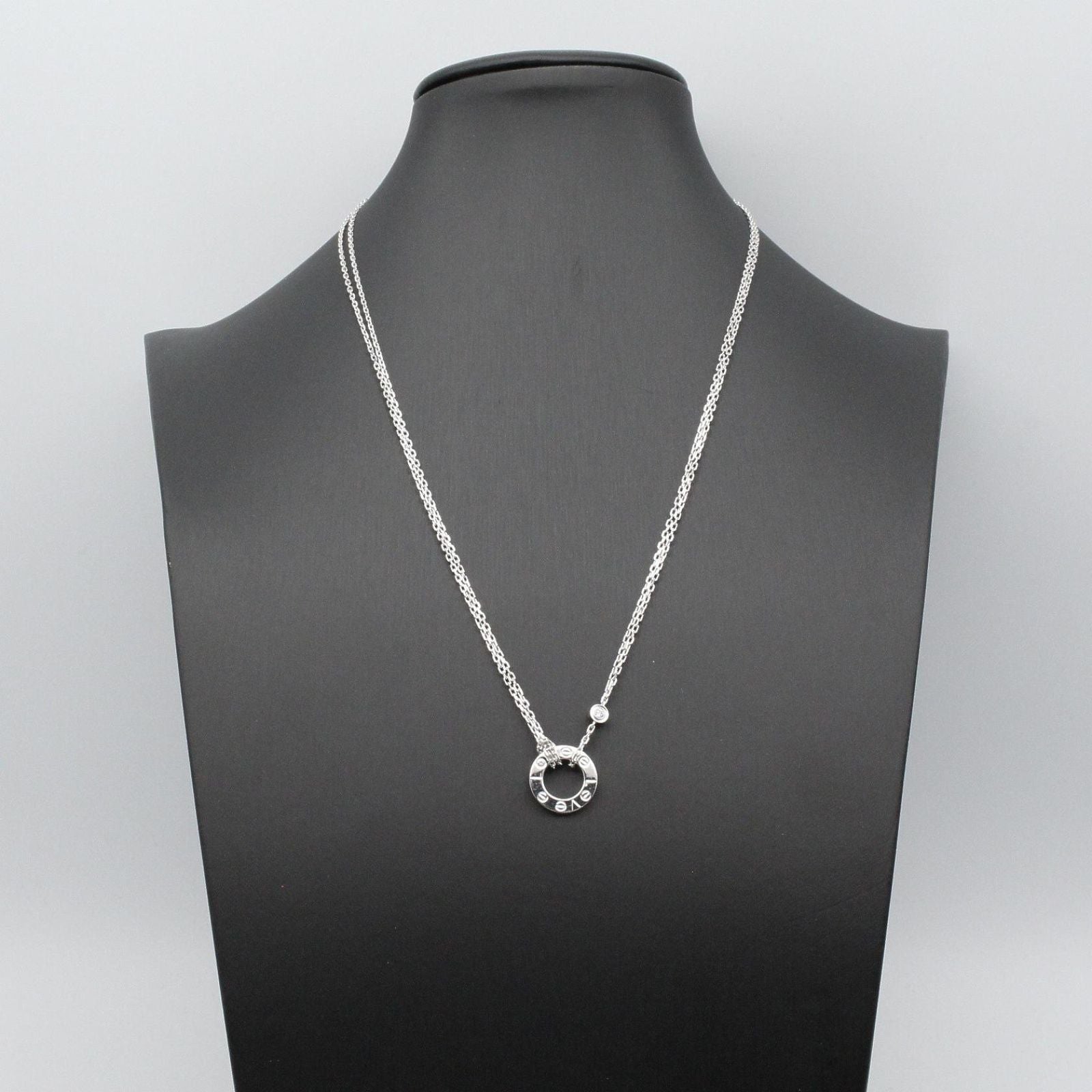 Cartier Necklace 2Pd 41/43.5Cm K18Wg Used A