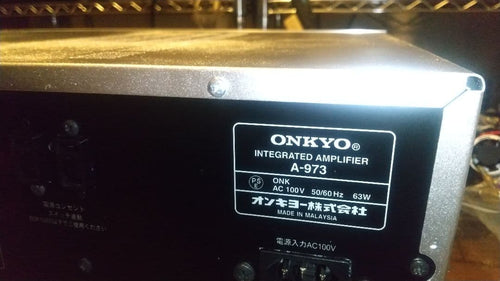 Onkyo Integrated Amplifiers A-973 Vl