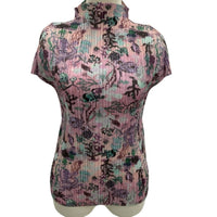 Issey Miyake Short Sleeve (T -Shirt) Pleats Please Size 3 Pp91-Jk824