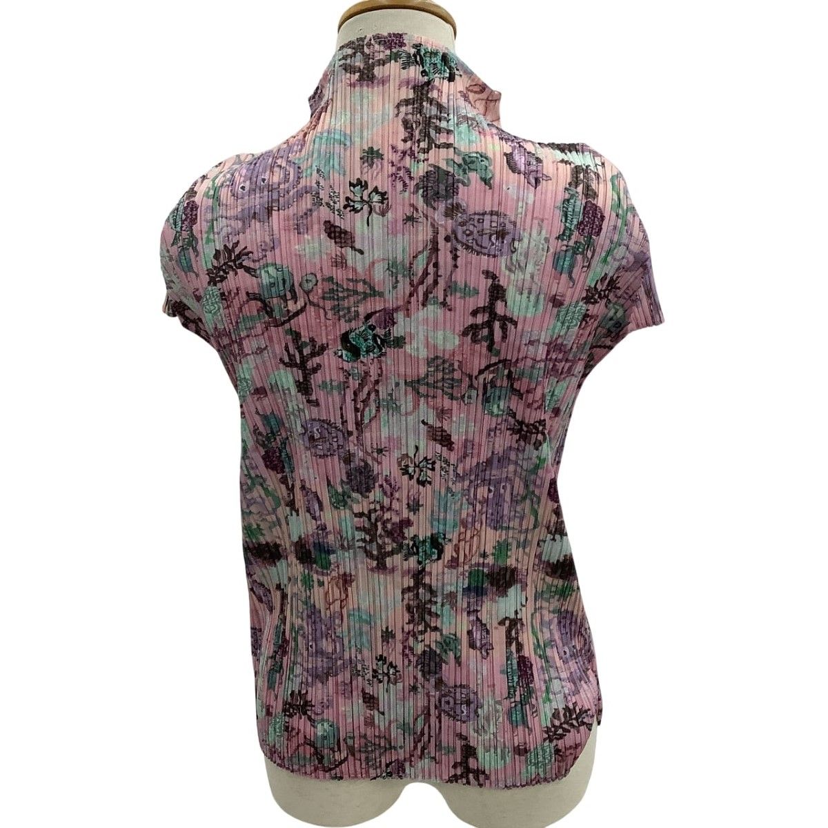 Issey Miyake Short Sleeve (T -Shirt) Pleats Please Size 3 Pp91-Jk824