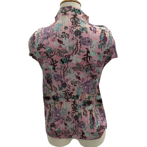 Issey Miyake Short Sleeve (T -Shirt) Pleats Please Size 3 Pp91-Jk824