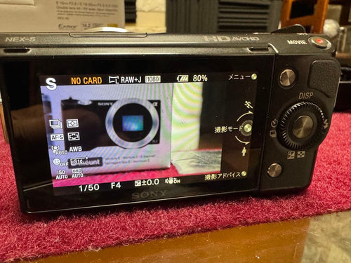Sony Mirrorless Interchangeable Lens Cameras Nex-5