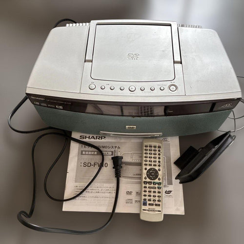 Sharp Cd Md Cassette Deck Dvd