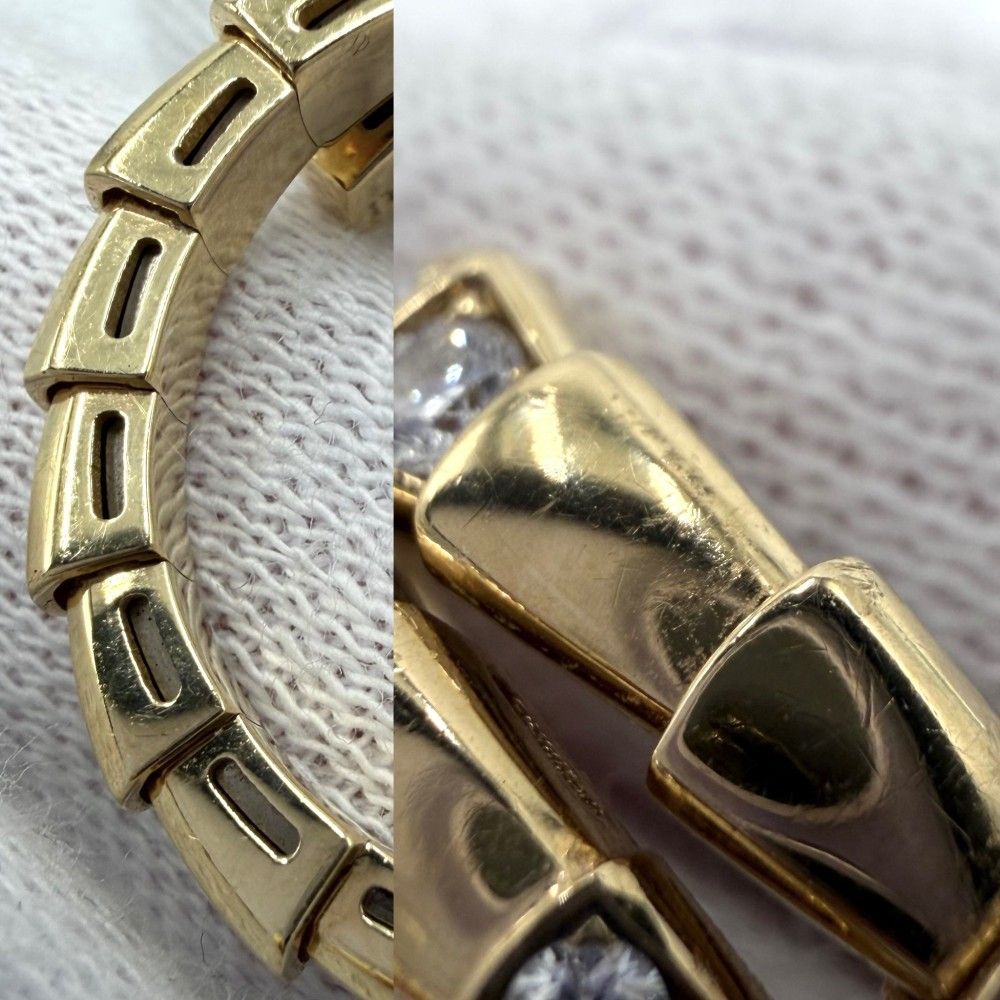 Bvlgari Others Au750 18 Yg K18 0.14Ct 17 7.5G
