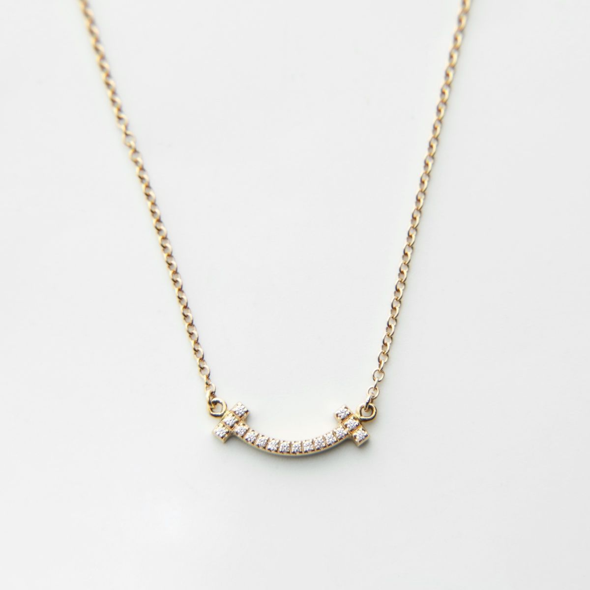 Tiffany Necklace Tiffany&Co. Au750 T