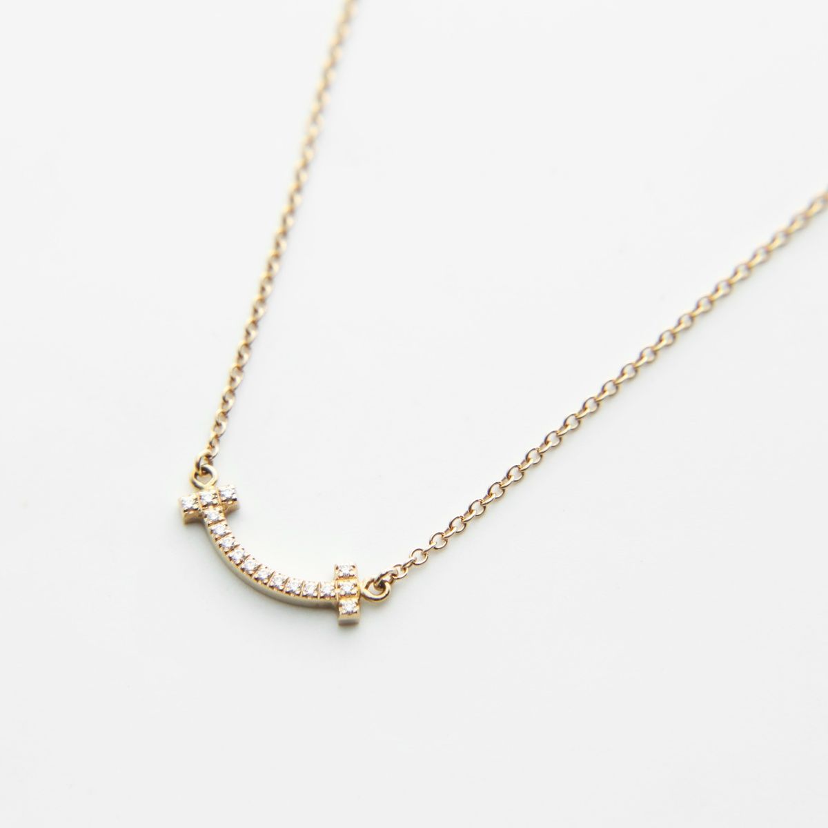 Tiffany Necklace Tiffany&Co. Au750 T