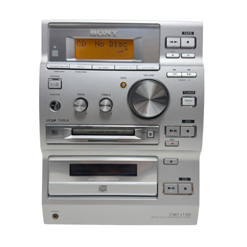 Cd Md Cassette Deck Sony Cmt-J100 Hcd-Cp500Md