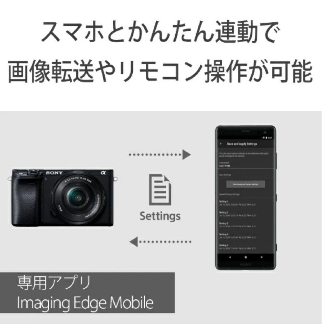 Sony Mirrorless Interchangeable Lips 6400