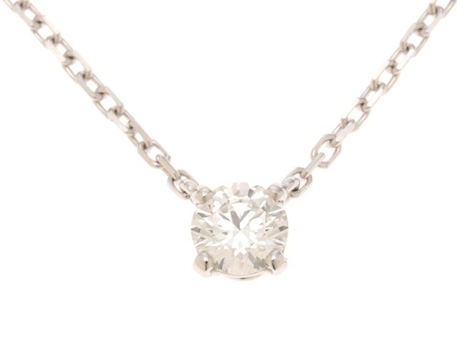 Cartier Necklace 1895Nc/Wg/D0.18/2.1G Crn7424176 K18 K18Wg 433