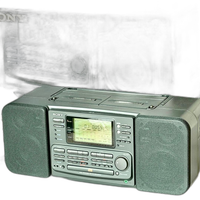 Sony Radio And Boombox Honahawk Zs-7 Cd