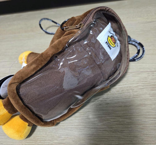 Een badende aap-schoudersmartphonetassen