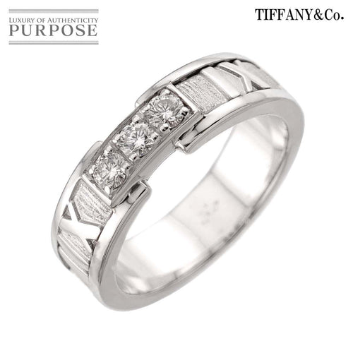 Tiffany Ring Tiffany&Co. 11 K18 Wg 750 Atlas Diamond 90328767