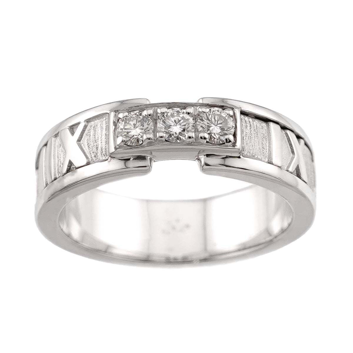 Tiffany Ring Tiffany&Co. 11 K18 Wg 750 Atlas Diamond 90328767