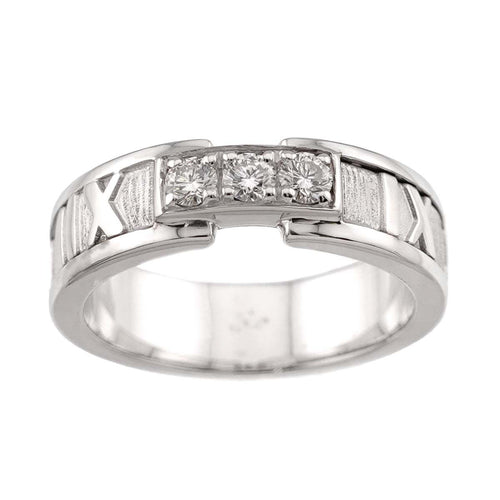 Tiffany Ring Tiffany&Co. 11 K18 Wg 750 Atlas Diamond 90328767