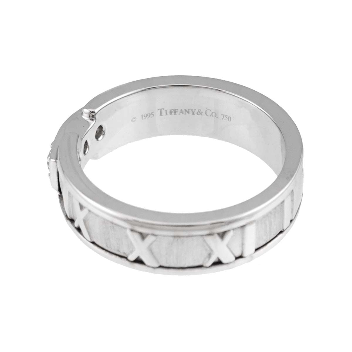 Tiffany Ring Tiffany&Co. 11 K18 Wg 750 Atlas Diamond 90328767