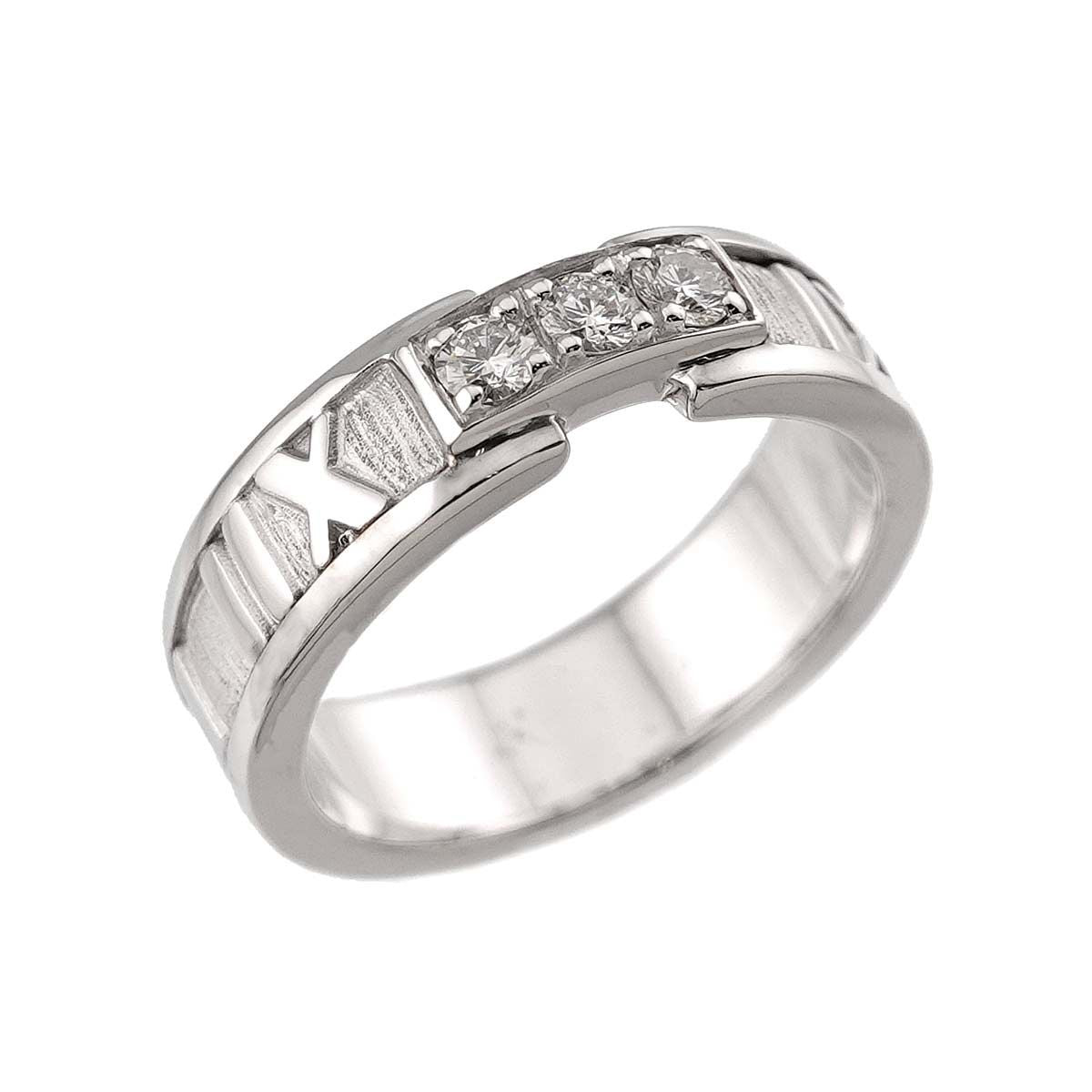 Tiffany Ring Tiffany&Co. 11 K18 Wg 750 Atlas Diamond 90328767