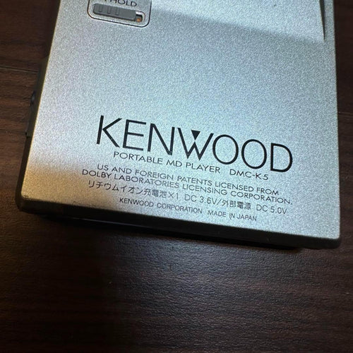 Kenwood Portable Md Player Dmc-K5 0370