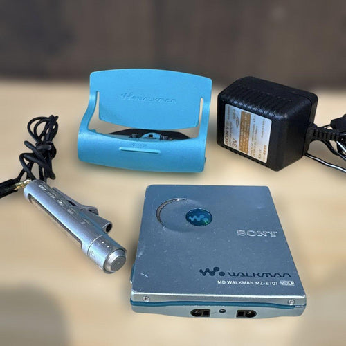 Sony Portable Md Players Walkman Mz-E707 Rm-Mc11E Bca-Wm10