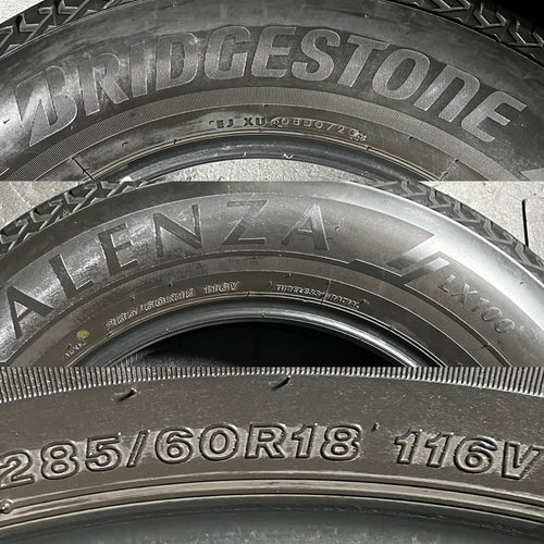 Bridgestone 18 Inches 2023/2022 6.6 7.1 Alenza Lx100 285/60R18 4 H_1695
