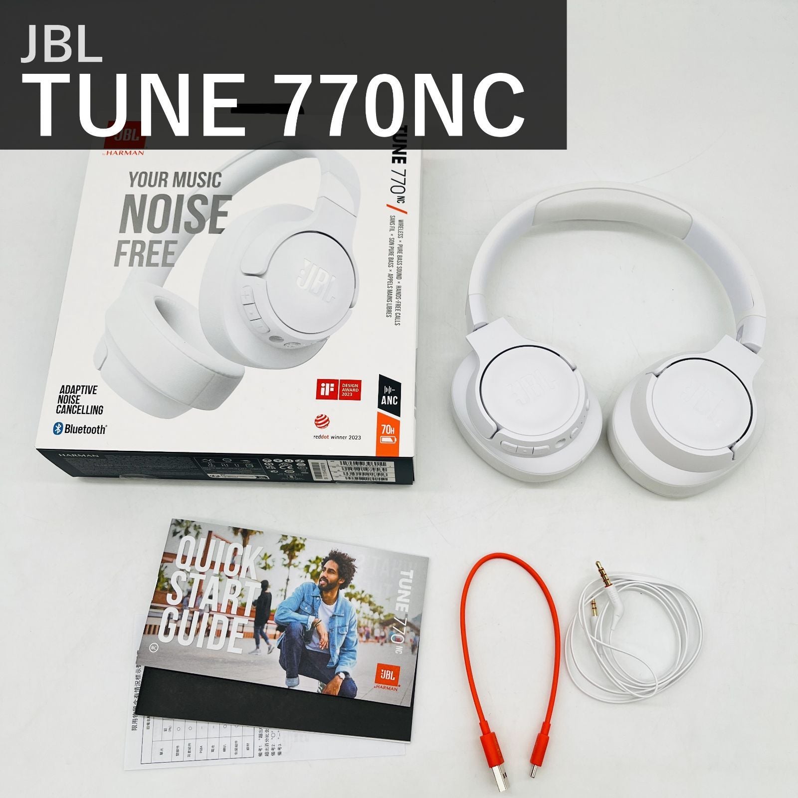 Wireless Headphones Jbl Tune 770Nc Bluetooth