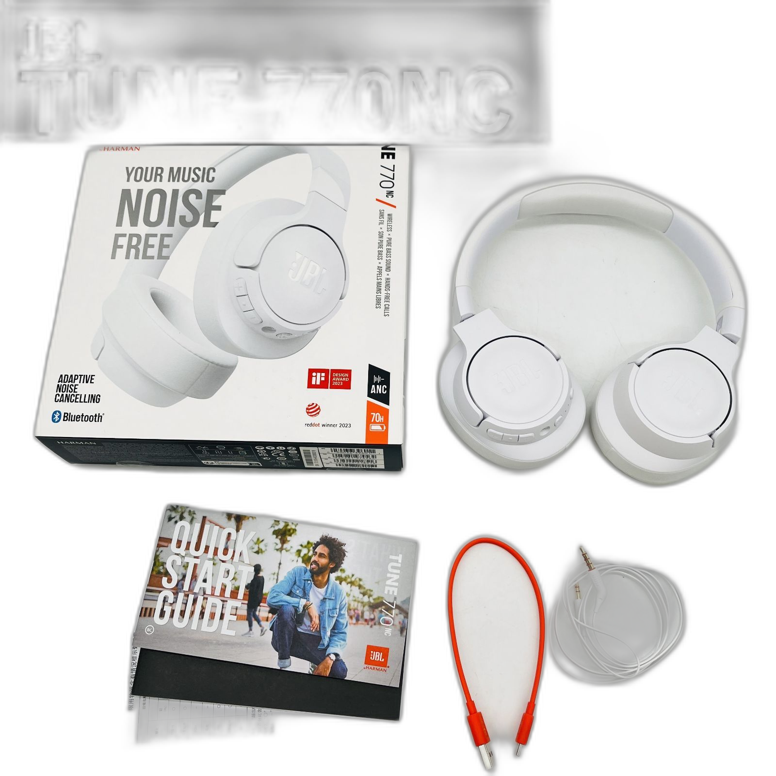 Wireless Headphones Jbl Tune 770Nc Bluetooth