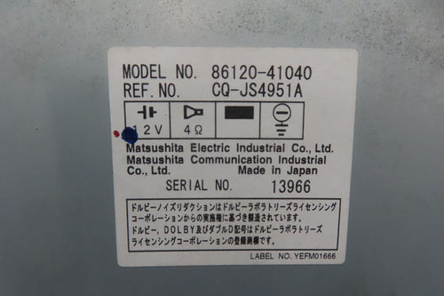 Others Cs2520 Mcx20 86120-41040 Cd Md