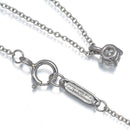 Tiffany Necklace 0.17Ct Pt950 #192836