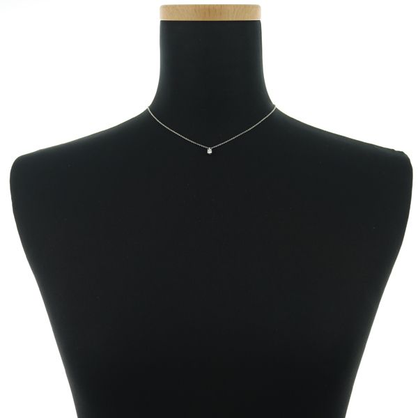 Tiffany Necklace 0.17Ct Pt950 #192836