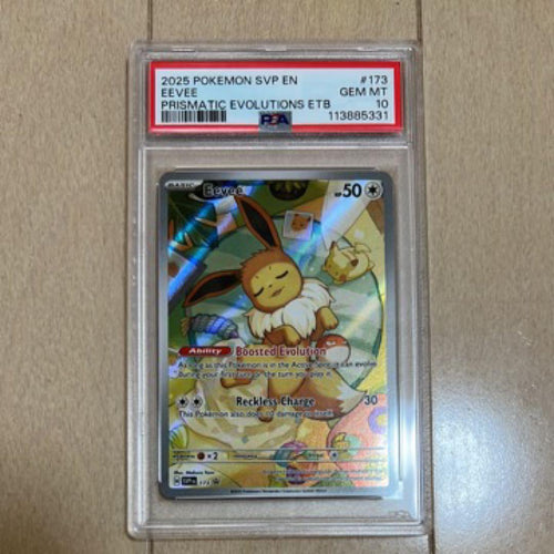 Pok Mon Trading Card Game Psa10 Eevee Svp173 Etb Promo