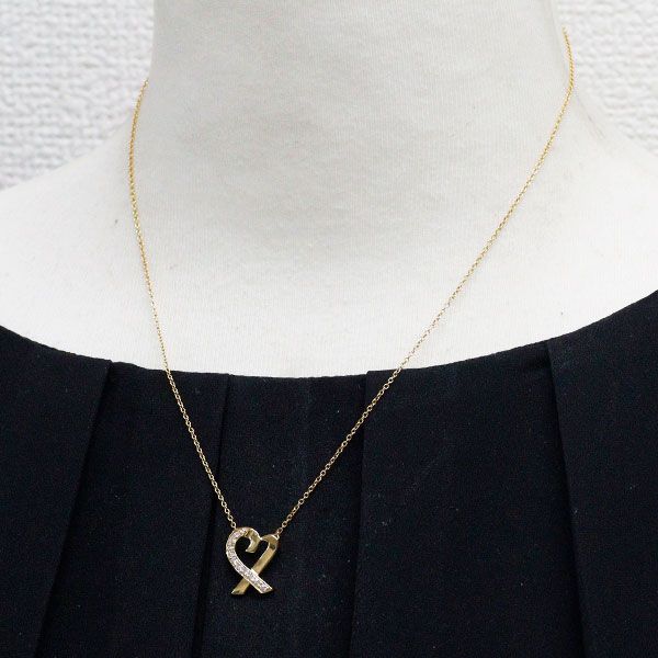 Tiffany Necklace K18Yg
