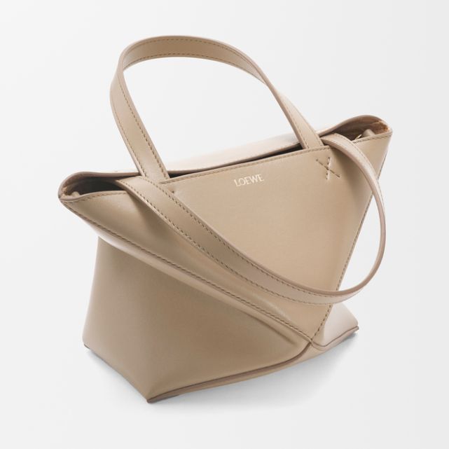 Loewe Shoulder Bag Puzzle Fold Tote Mini Sand 2150