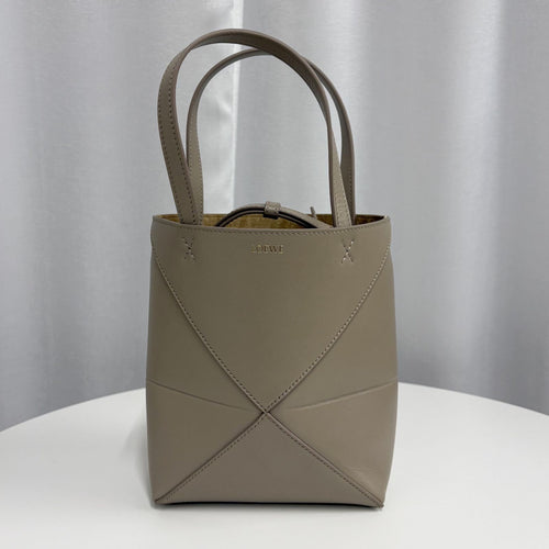 Loewe Shoulder Bag Puzzle Fold Tote Mini Sand 2150