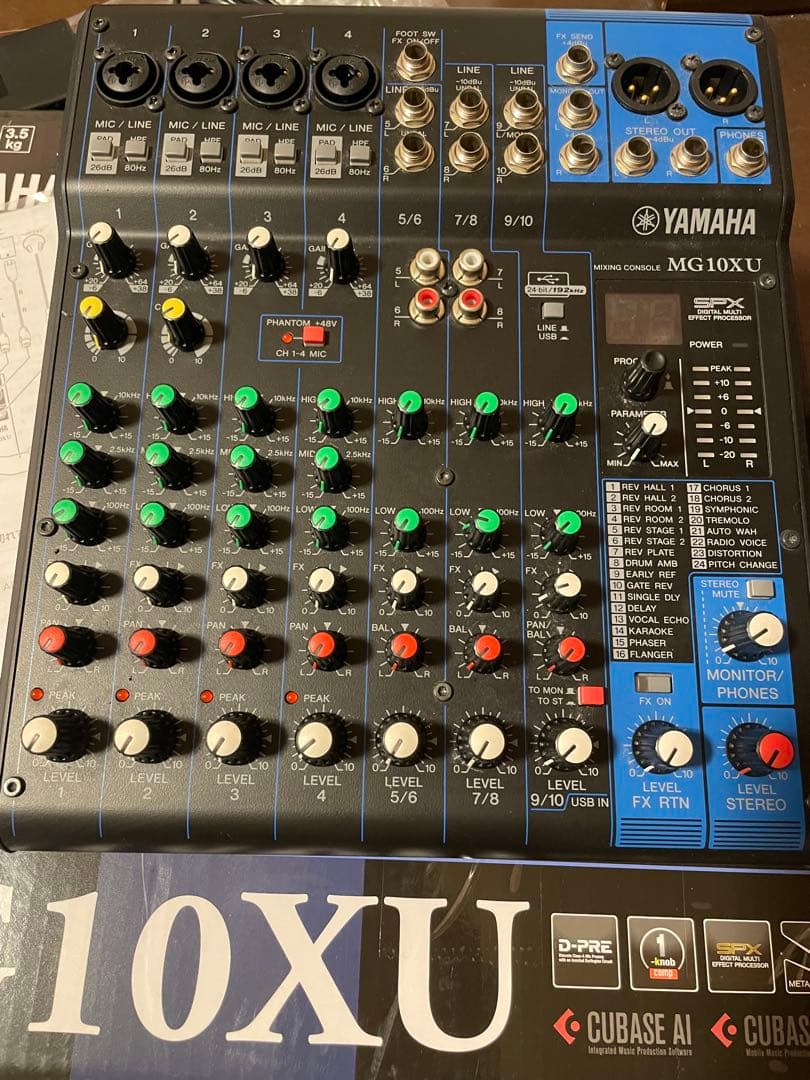 Yamaha Analog Mixers Mg10Xu