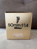 Nikon Lens (Single Focus) Nikkor F/1.4 Ai