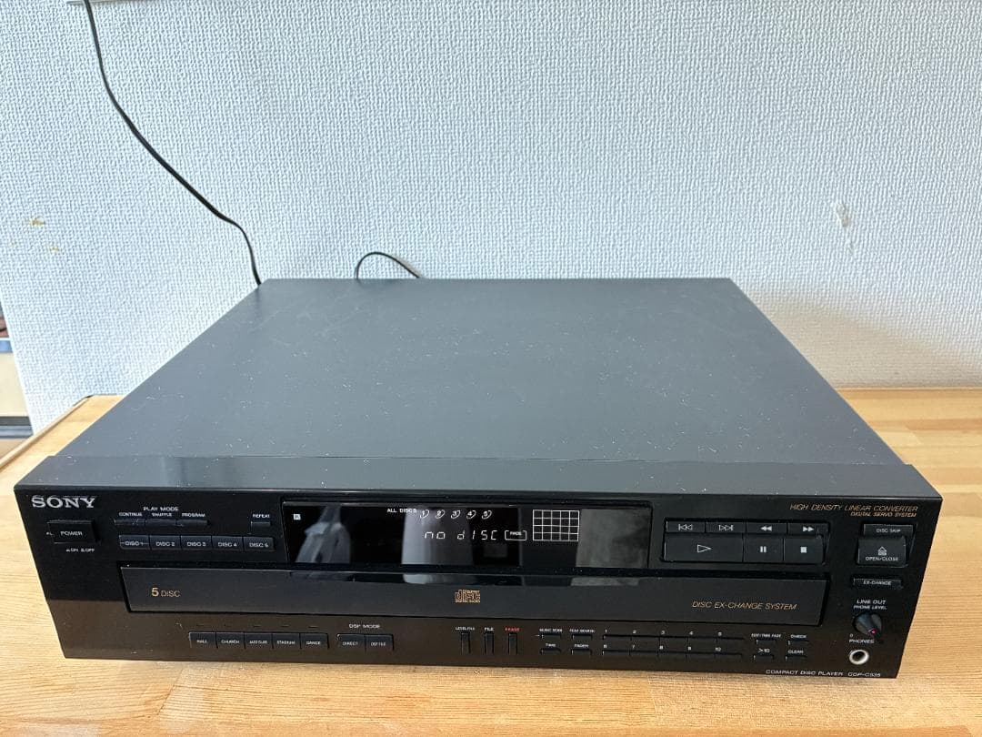 Sony Cd Sacd Players Cdp-C535 5