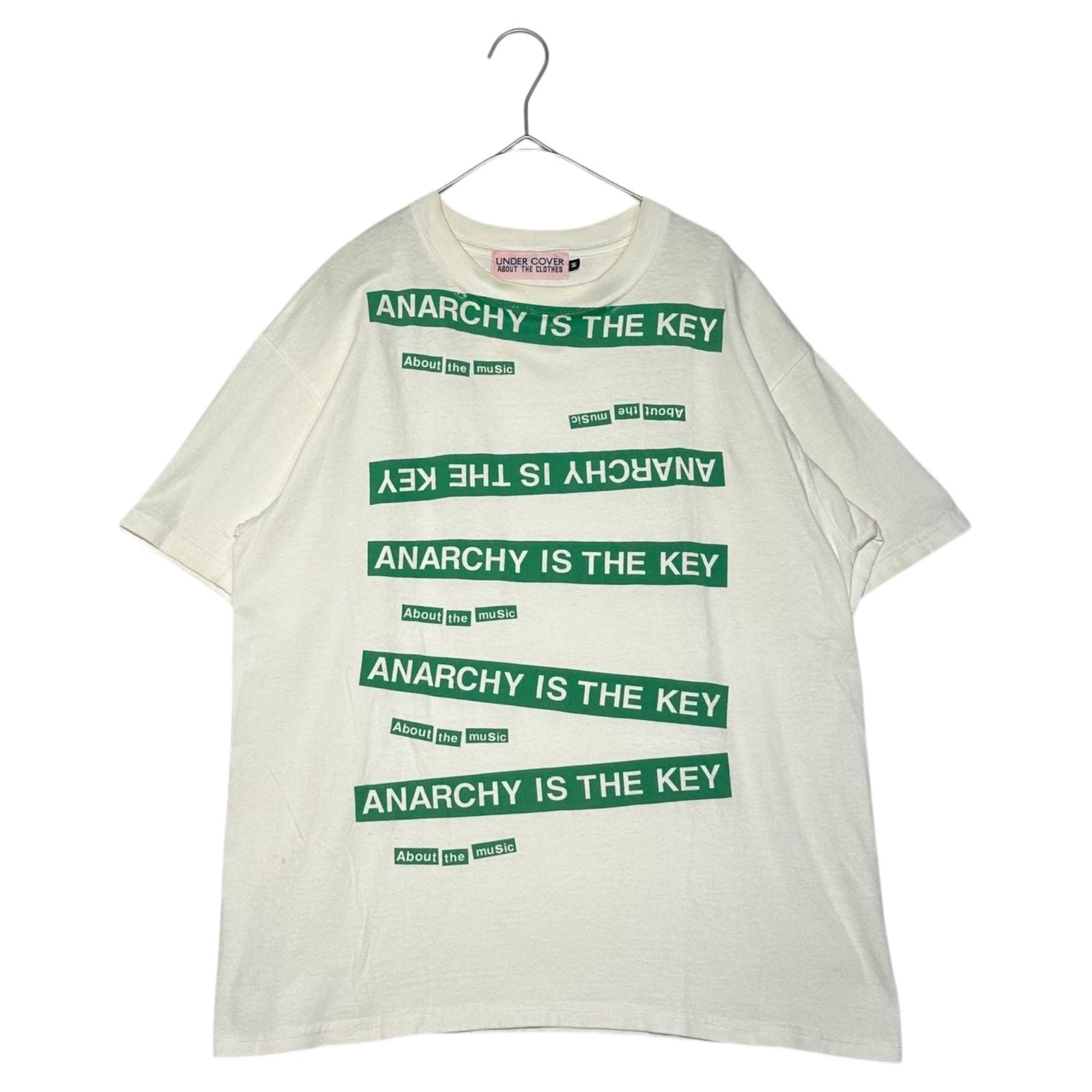 Undercover T -Shirt 90'S M Anarchy Is The Key About Music