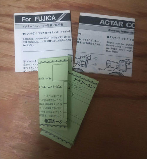 Conversion Lens Fujica Auto-7 Actar Finder