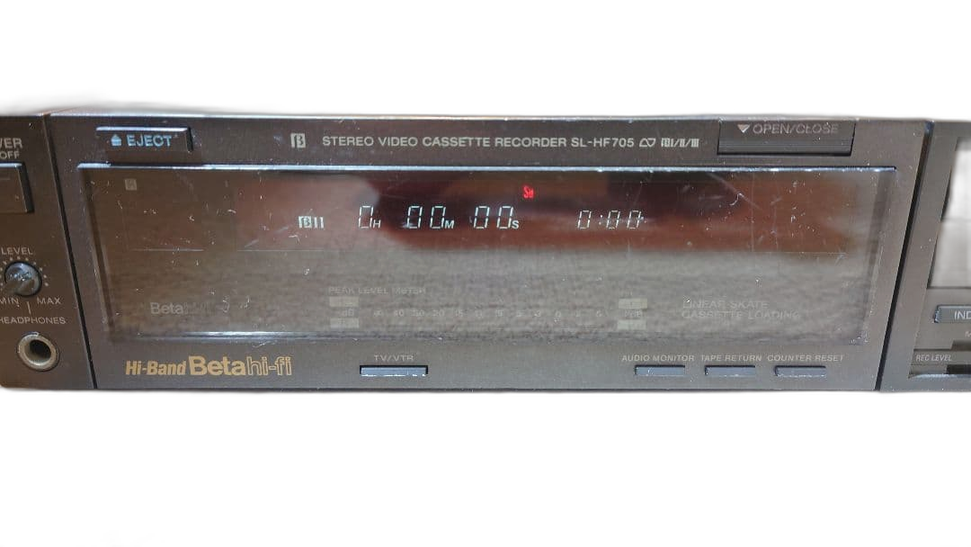 Sony Vhs Video Deck Beta Hi-Fi Sl-Hf705