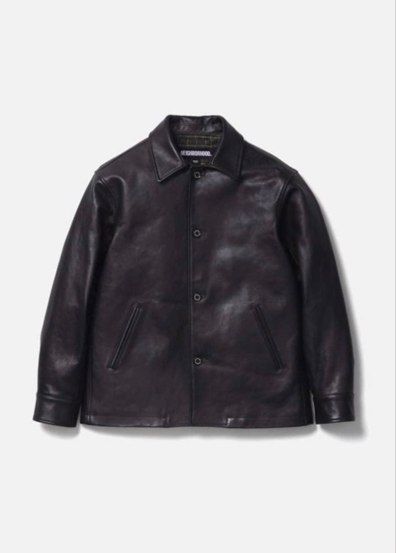 Neighborhood Other Leather Car Coat 25Aw Nbhd Brown