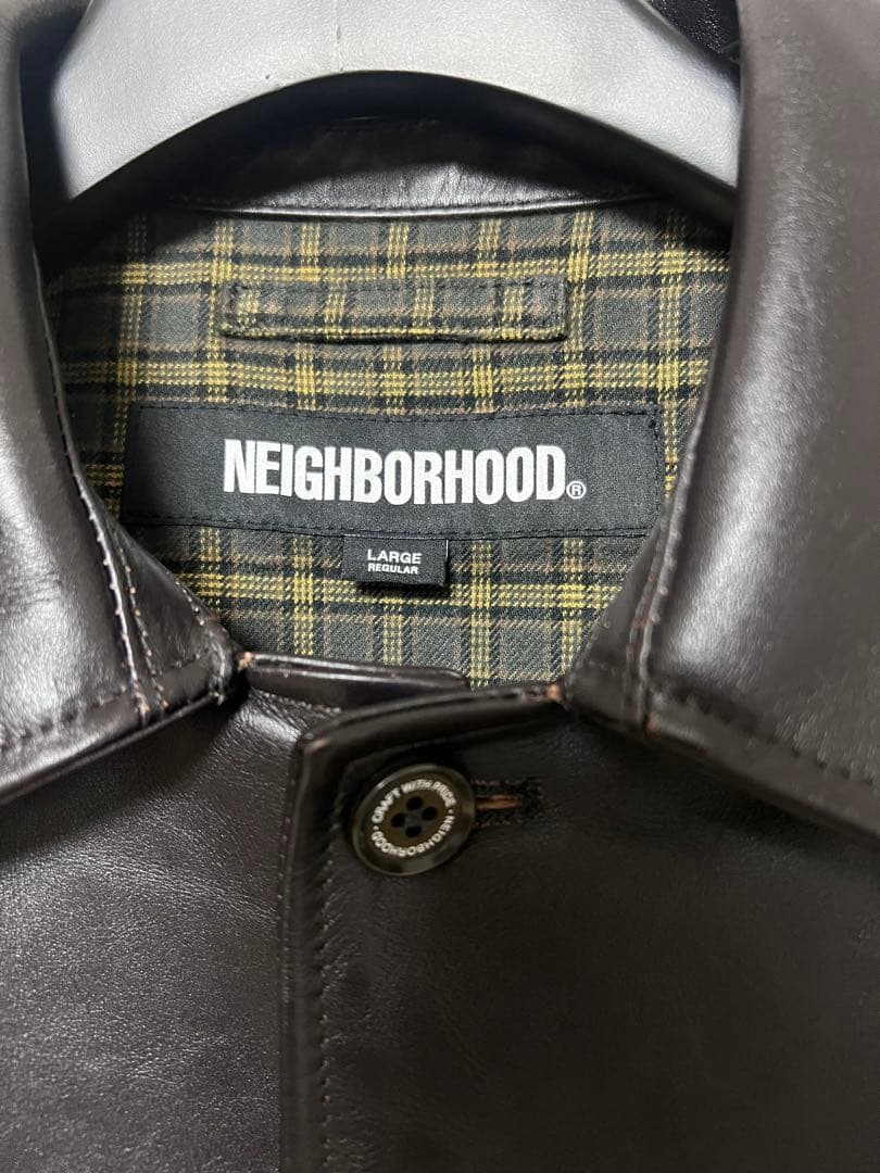 Neighborhood Other Leather Car Coat 25Aw Nbhd Brown