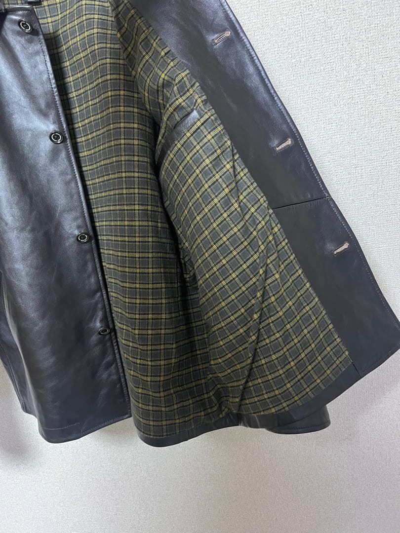 Neighborhood Other Leather Car Coat 25Aw Nbhd Brown