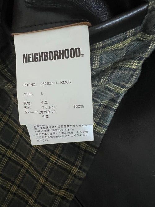 Neighborhood Other Leather Car Coat 25Aw Nbhd Brown